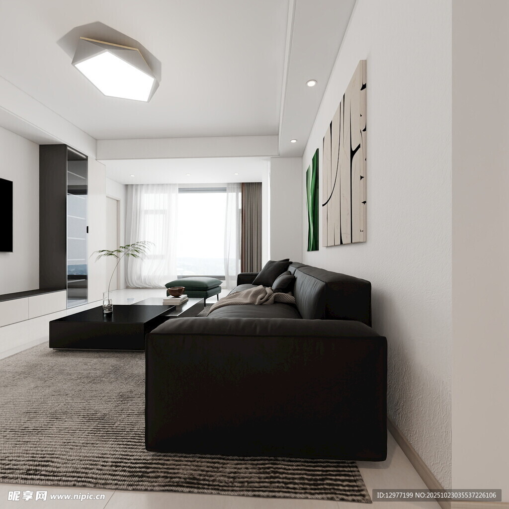 现代简约风格客厅一角