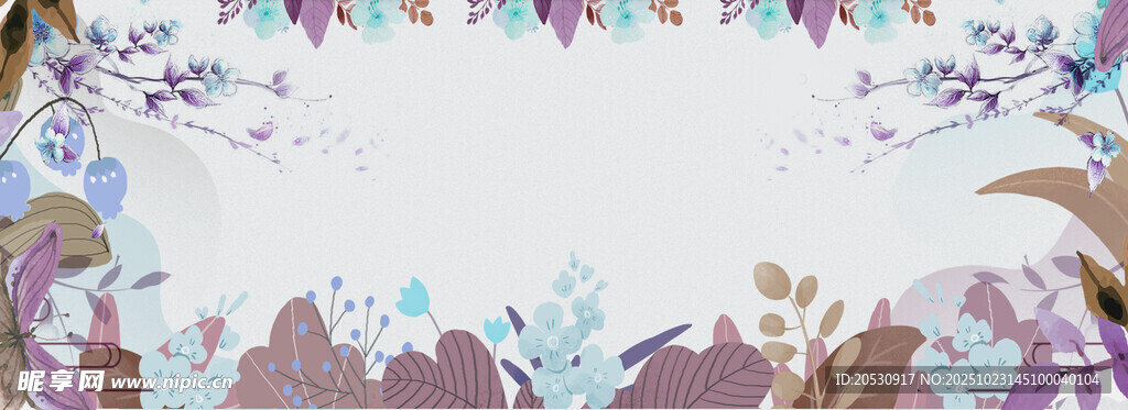 梦幻卡通风格节日装饰背景