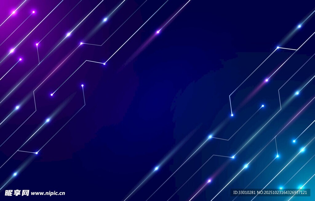 炫彩科技线条背景图