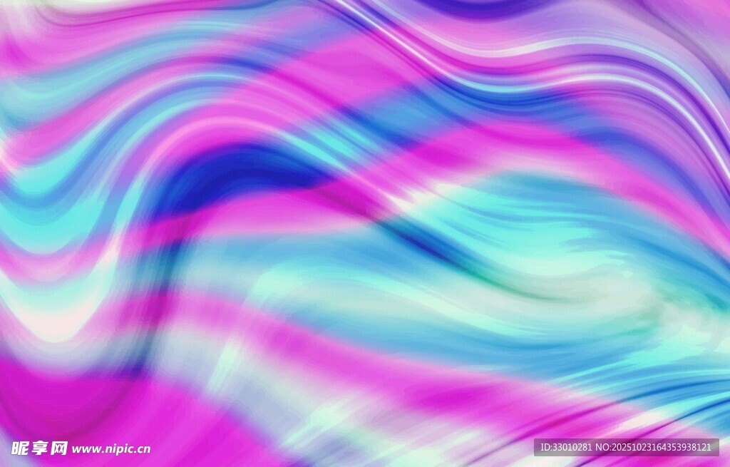 梦幻渐变流体波纹背景