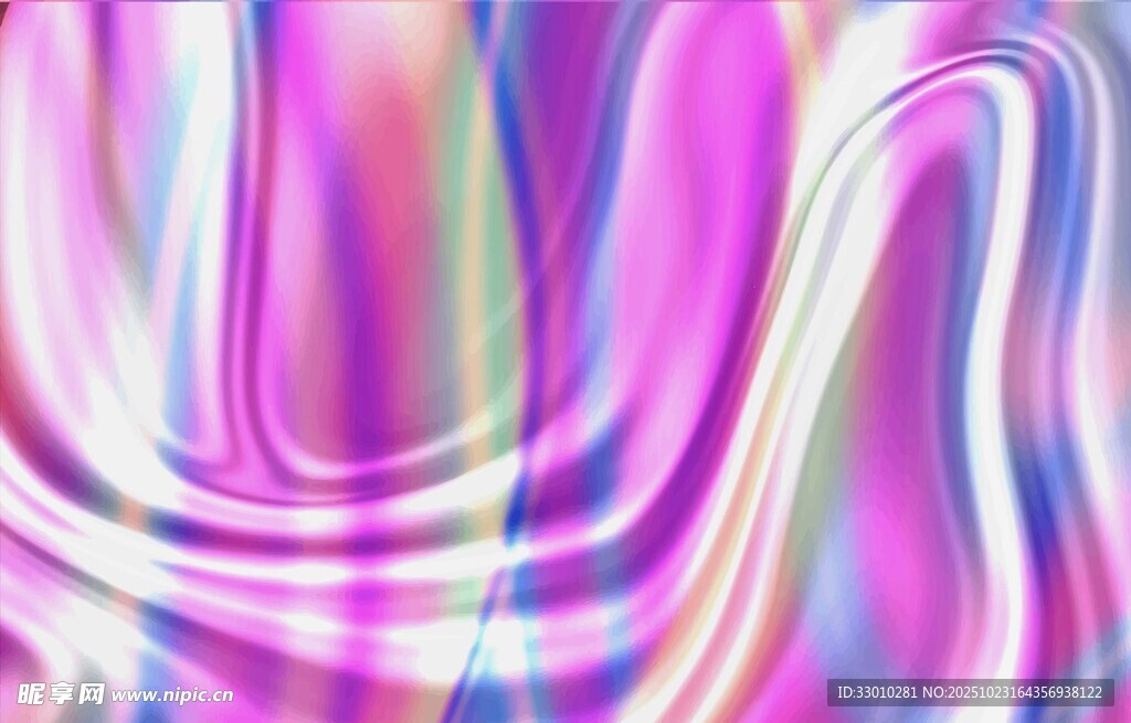 梦幻渐变流体艺术图案