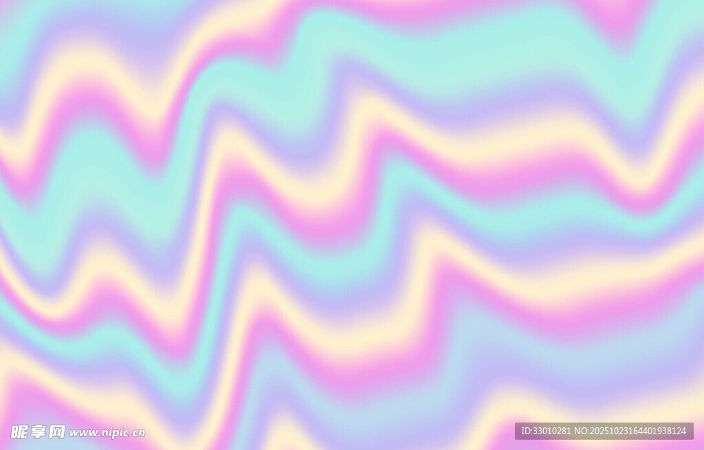 梦幻渐变波浪纹理背景