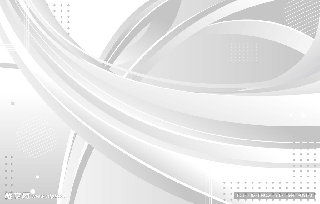 白色流线抽象背景图