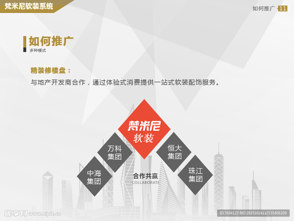 科技风广告宣传布局图