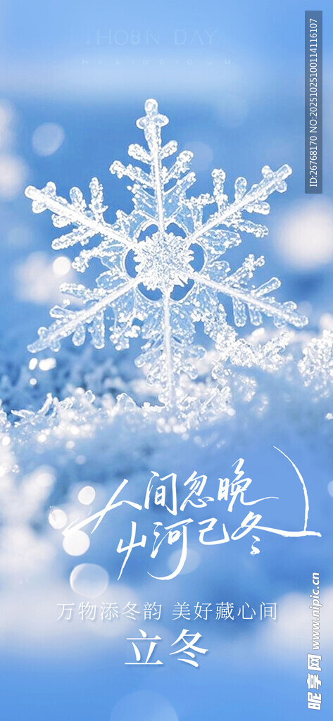 二十四节气立冬海报