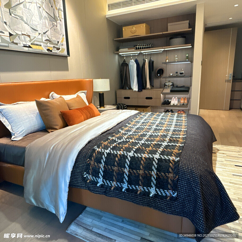 现代风格卧室温馨舒适场景