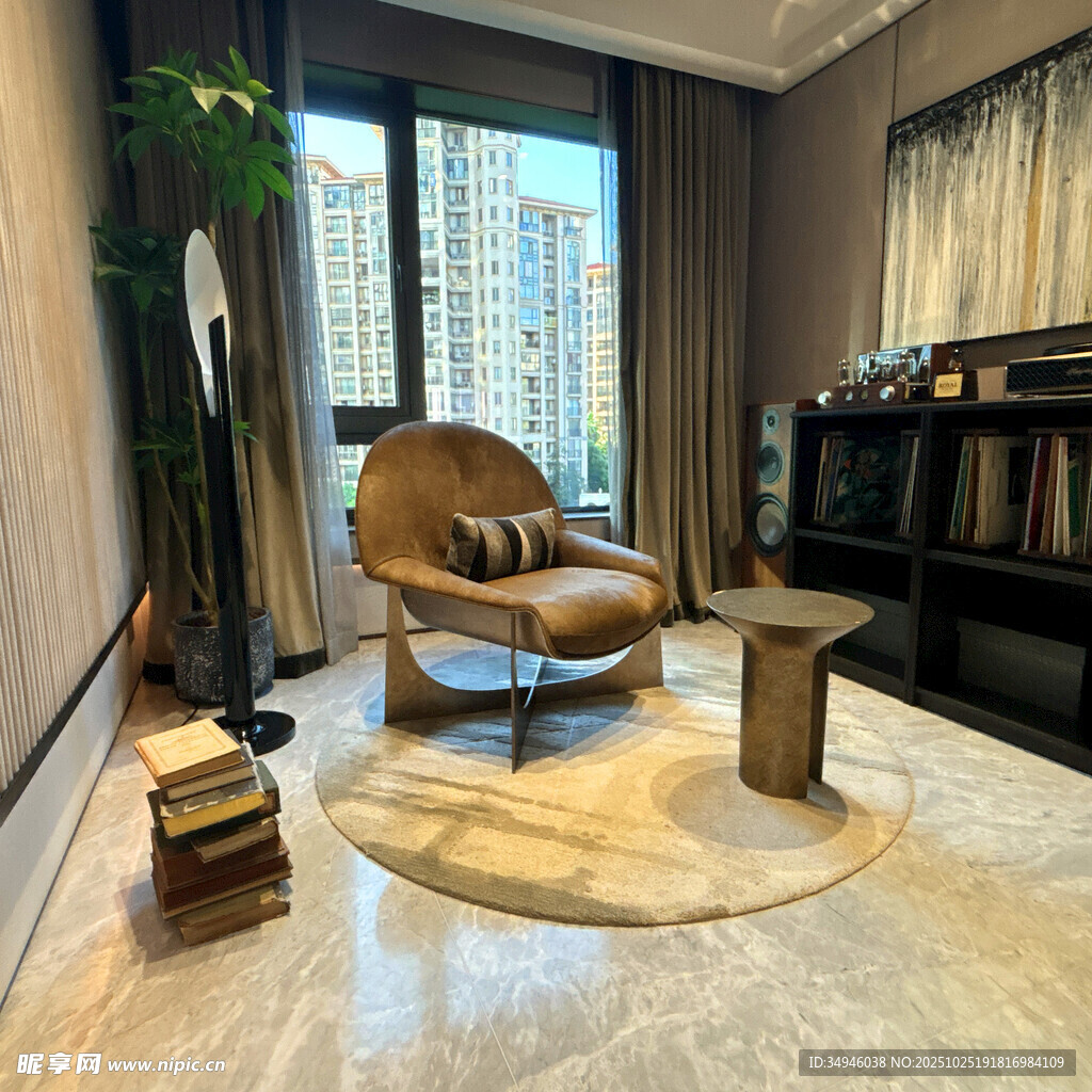 现代简约风舒适休闲角落