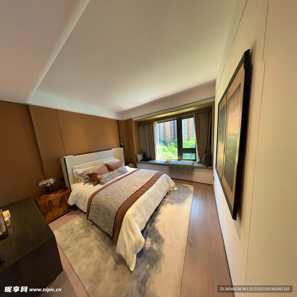 现代简约风格温馨卧室