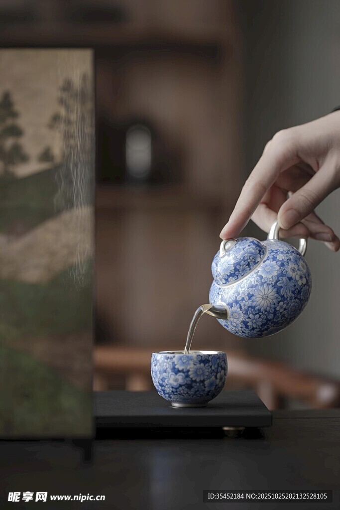 沏茶