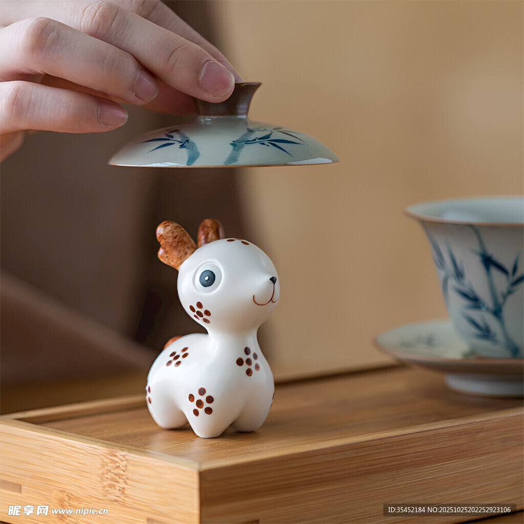 小鹿摆件