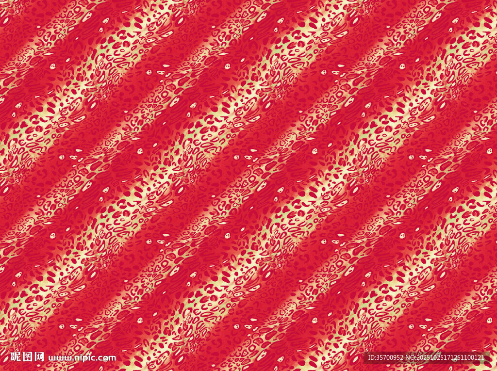 红杏底纹理豹纹