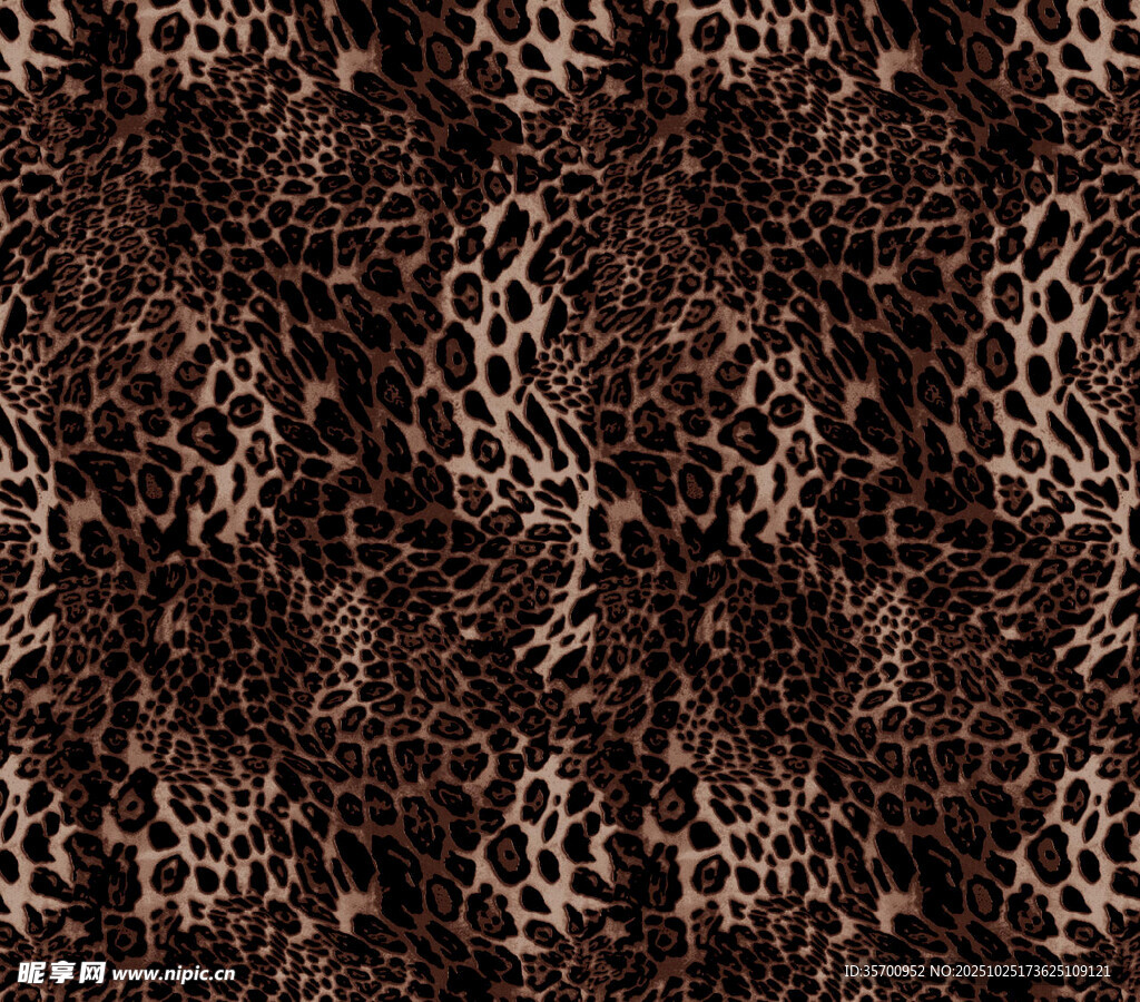 黑白豹纹图案纹理