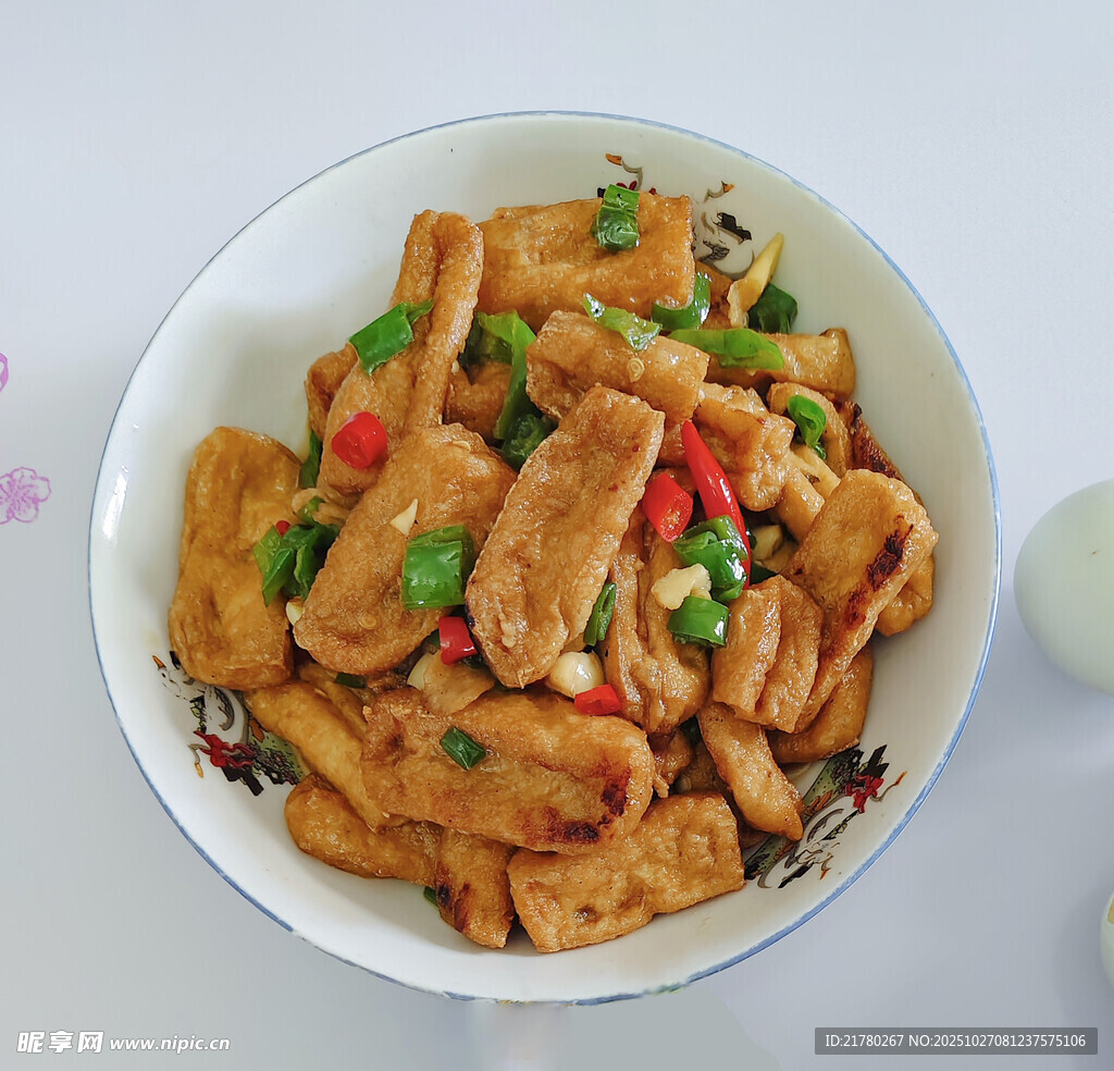 青椒炒豆腐条