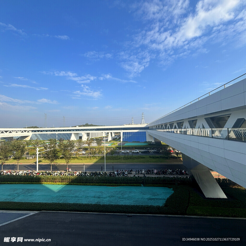 现代建筑景观俯瞰图