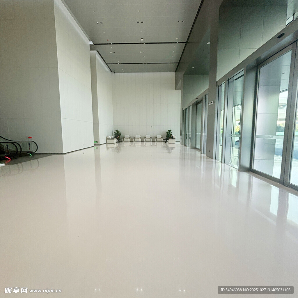 空旷现代室内空间场景
