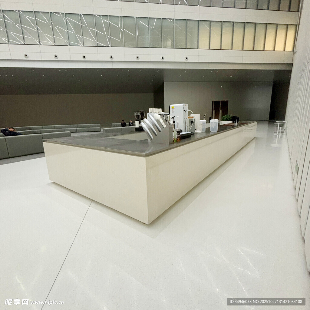 现代风格大厅接待台