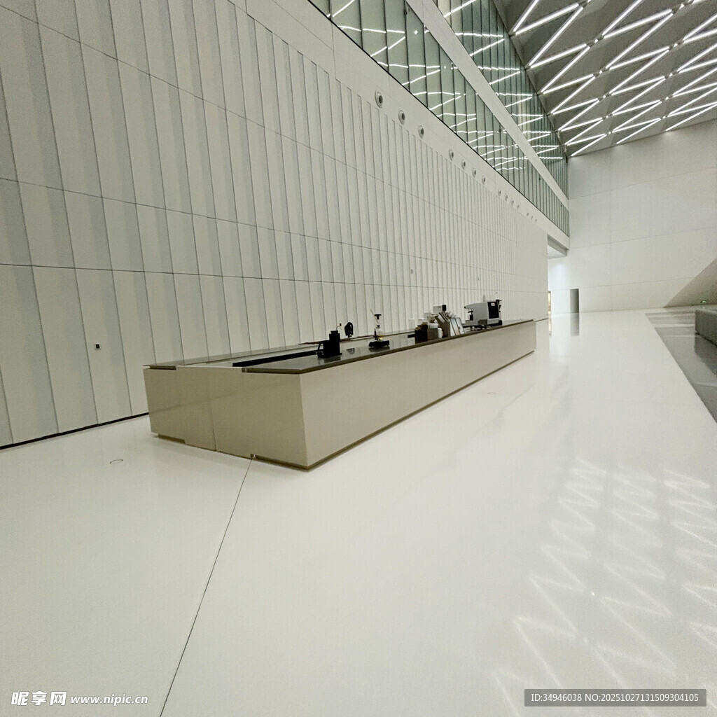 现代简约风格的大厅前台