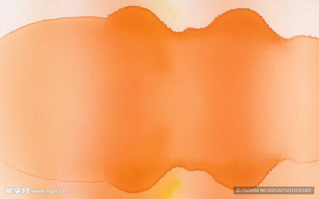 橙色渐变抽象流体背景图