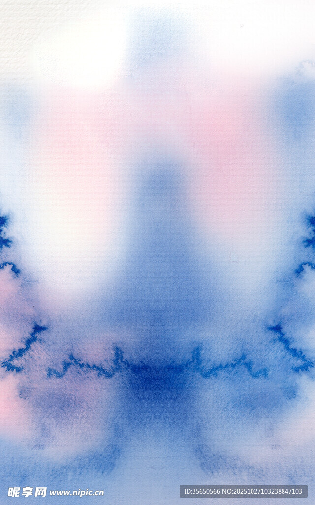 梦幻蓝色渐变抽象图案