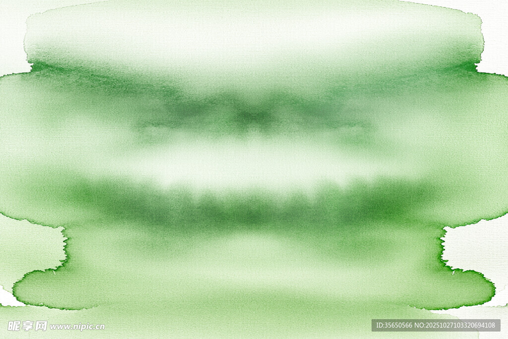 淡绿色水墨风格背景图