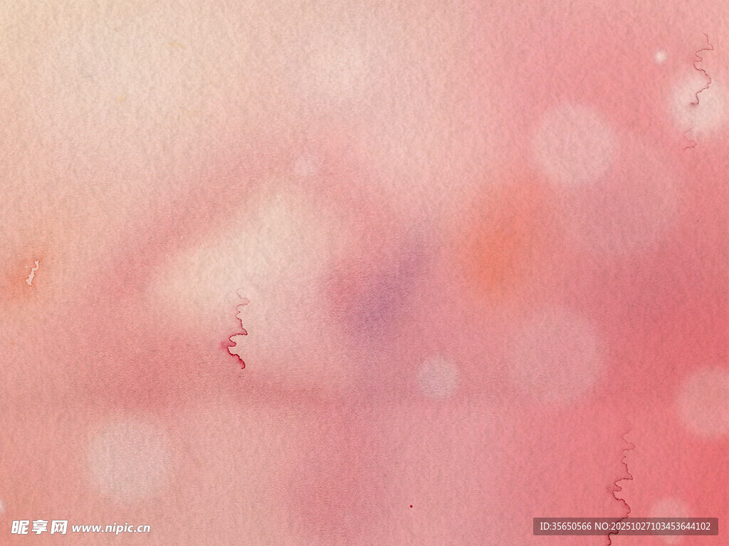 梦幻粉色水彩背景纹理