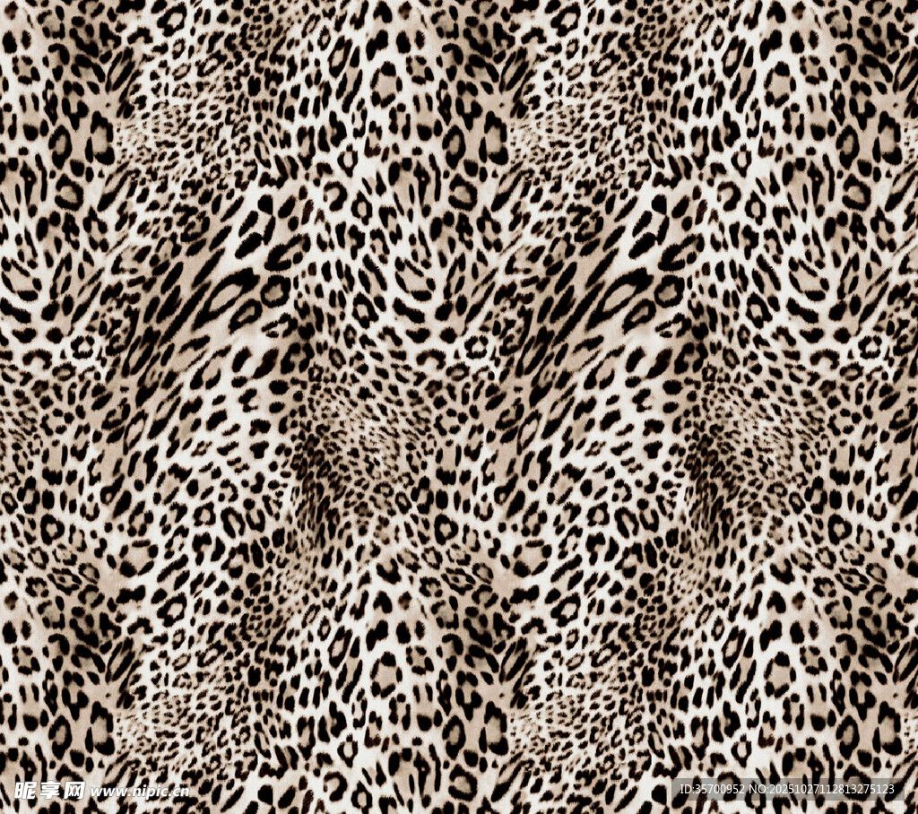 豹纹图案纹理背景