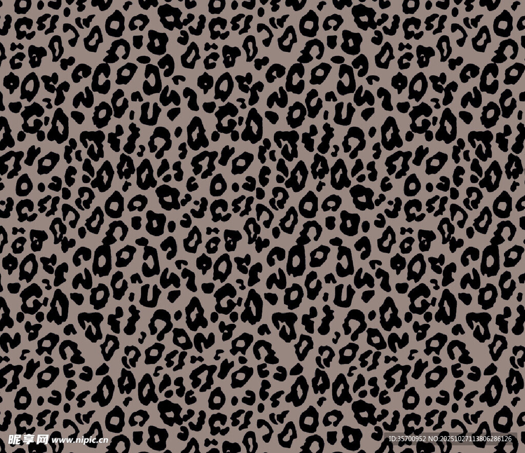 豹纹图案布料纹理