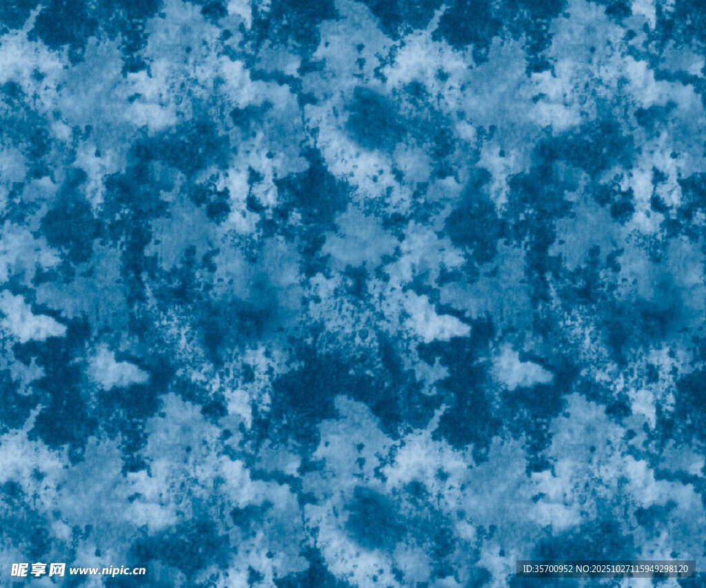 蓝色雪花纹理背景图案