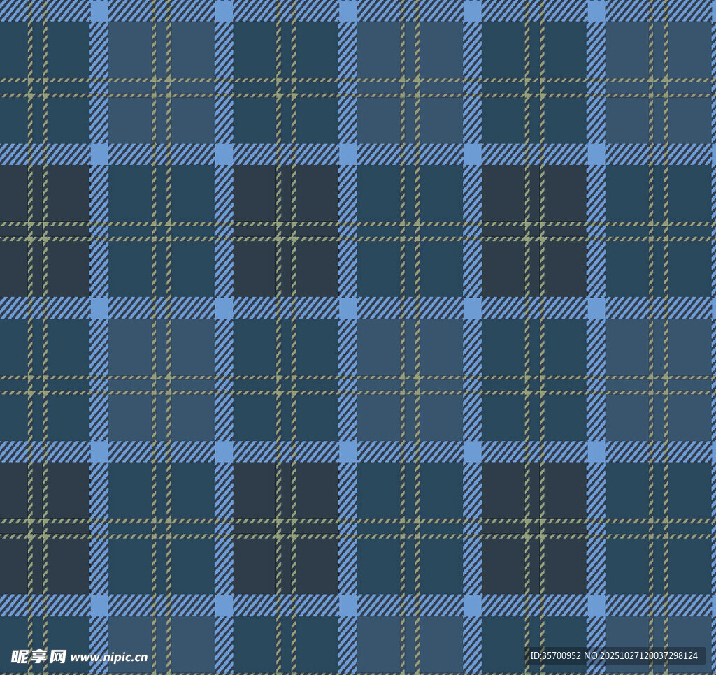 蓝色格子纹理图案