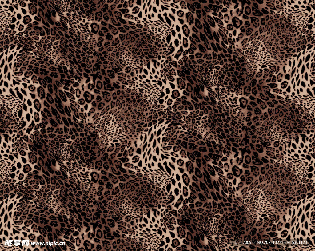 豹纹图案纹理背景图