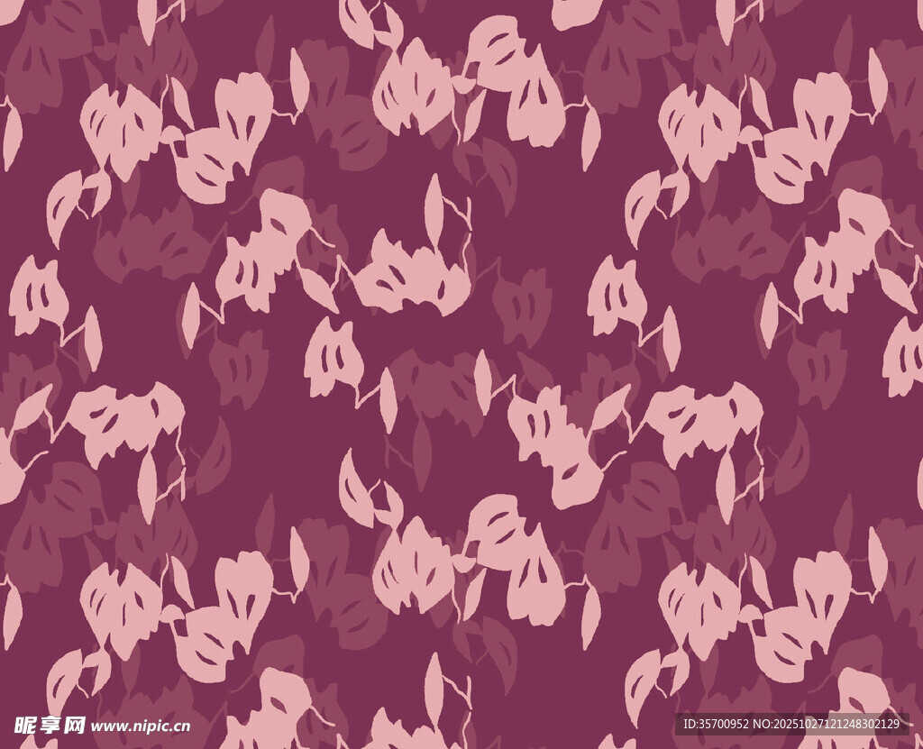 紫色花卉图案纹理背景