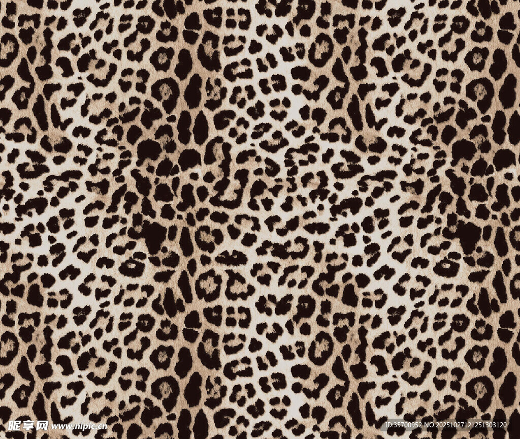 豹纹图案纹理背景