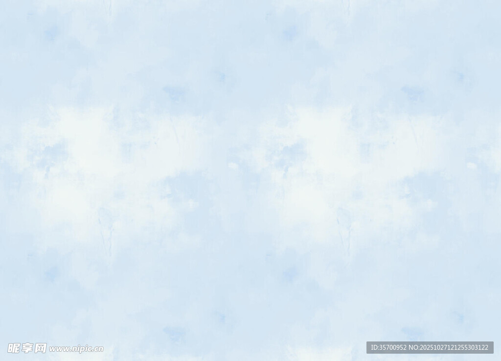 淡蓝色梦幻云朵背景图