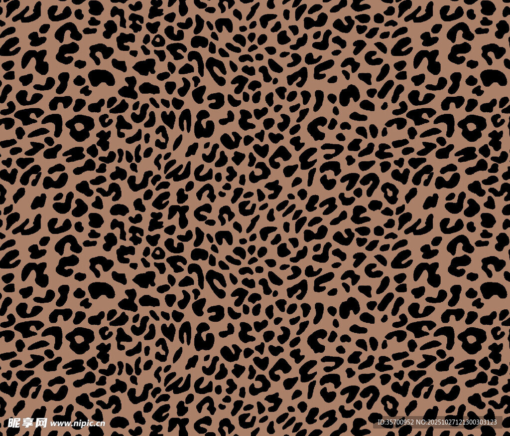 豹纹图案纹理背景