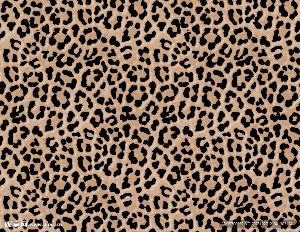 豹纹图案纹理背景