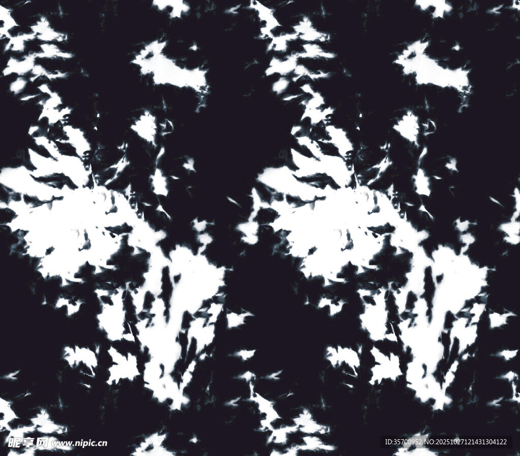 黑白抽象泼墨纹理图案