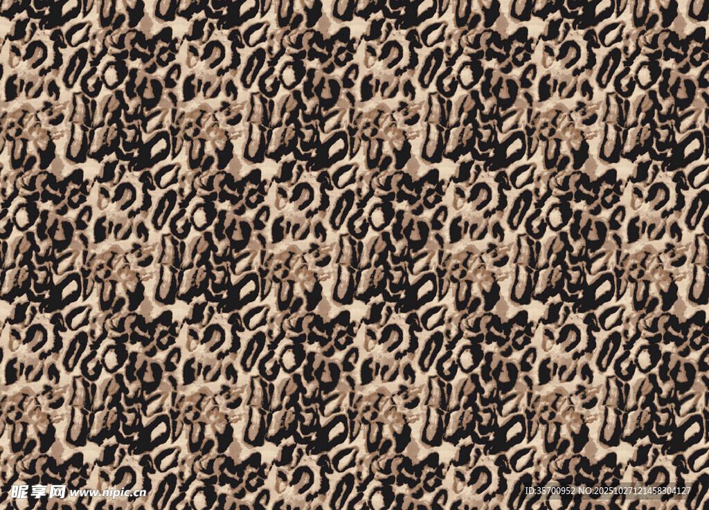 豹纹图案布料纹理
