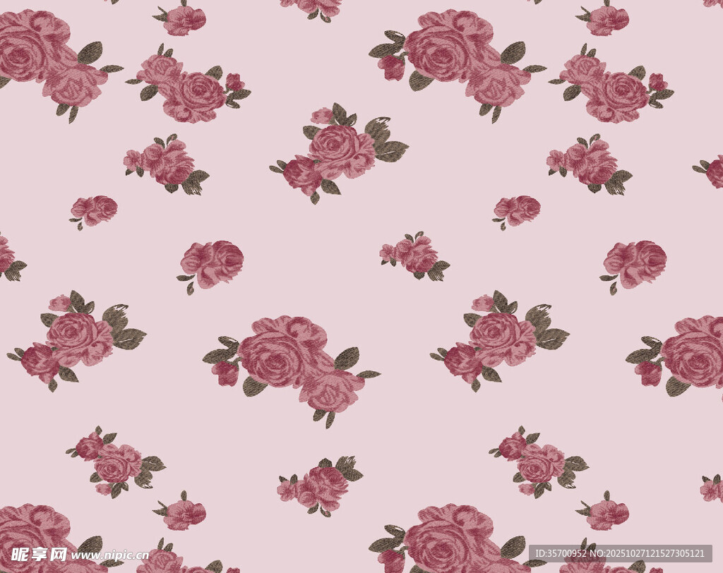 粉色玫瑰图案背景纹理