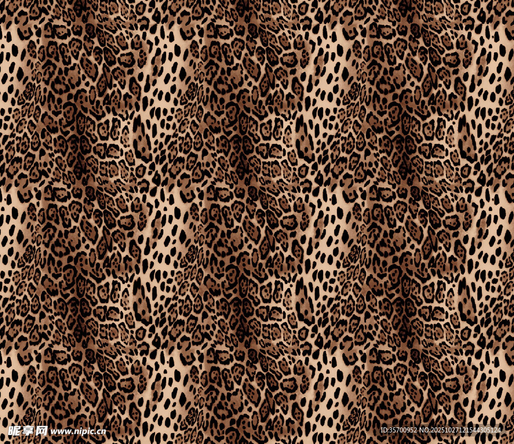 豹纹图案纹理背景图