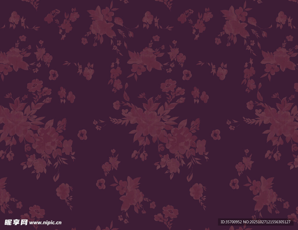 多彩飞鸟图案背景花朵