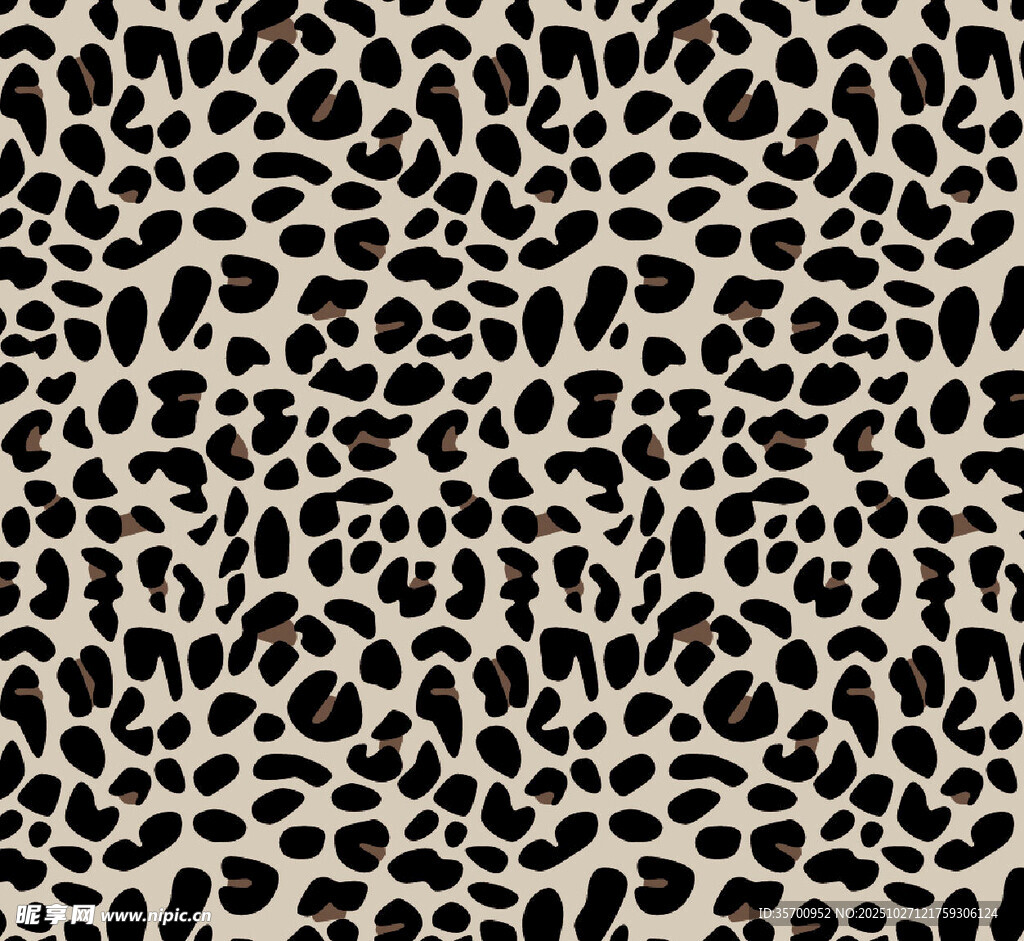 豹纹图案纹理背景图