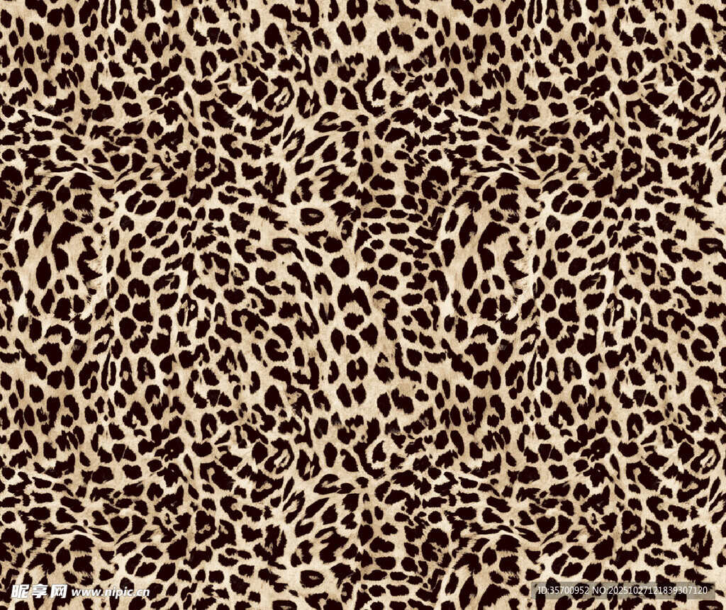 豹纹图案纹理背景图
