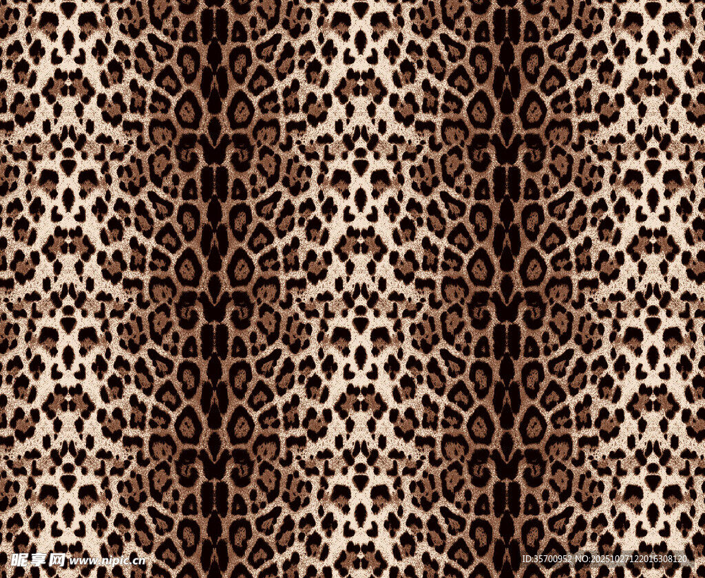 豹纹图案纹理背景