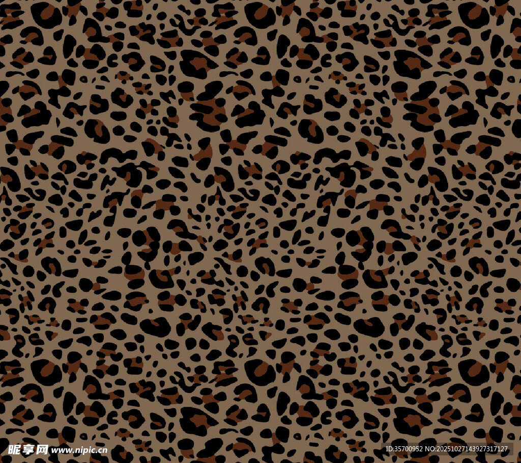 豹纹图案纹理背景