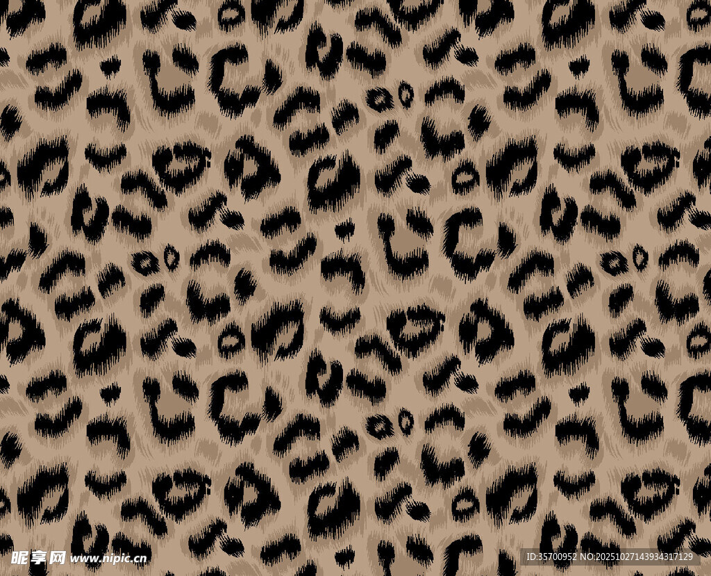 豹纹图案纹理背景