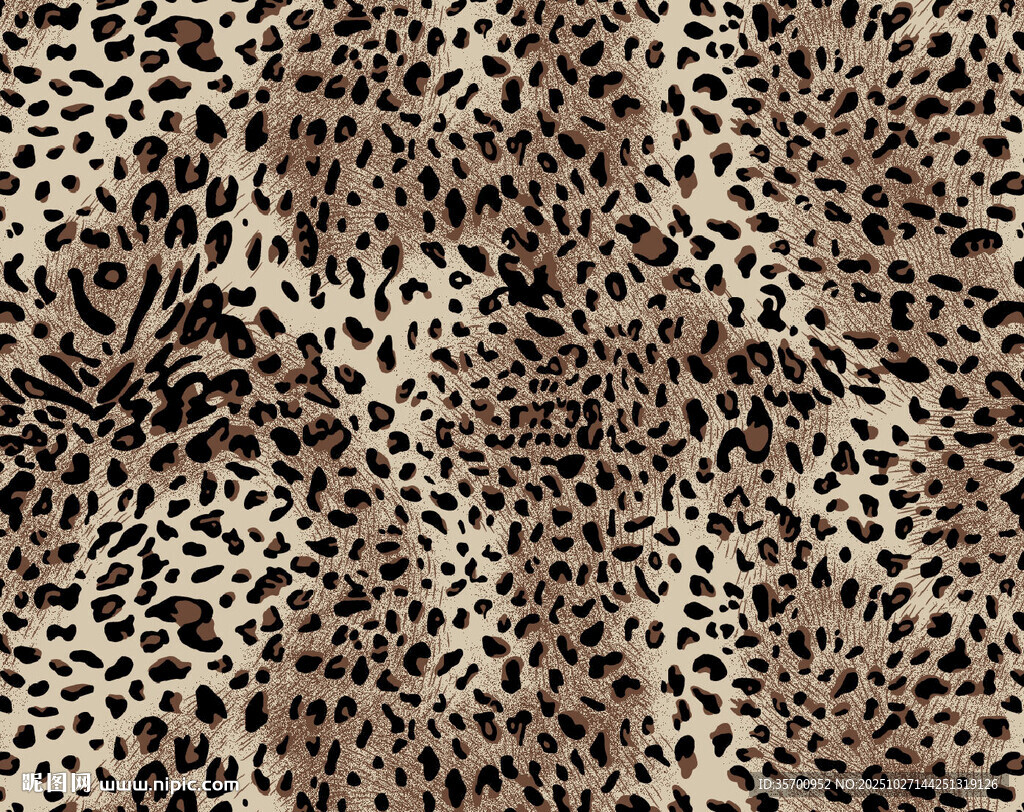 豹纹图案纹理背景图