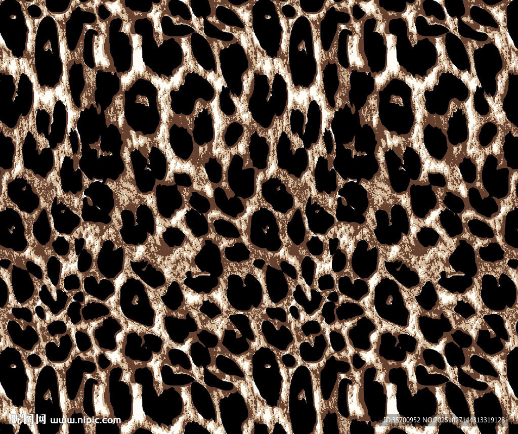 豹纹图案纹理背景