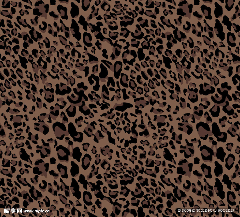 豹纹图案纹理背景