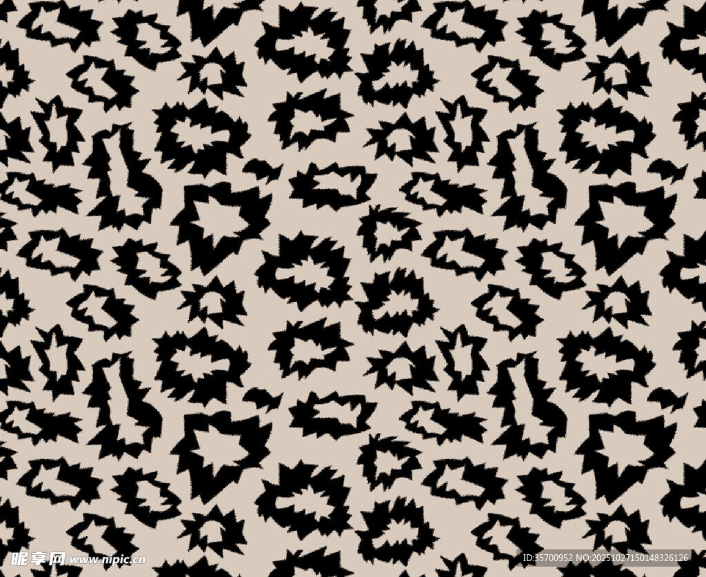 豹纹图案纹理展示