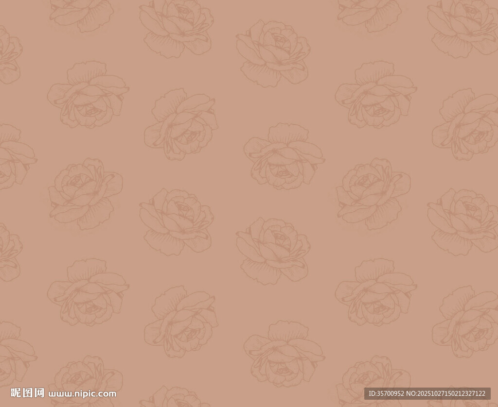浅棕色花卉图案背景纹理